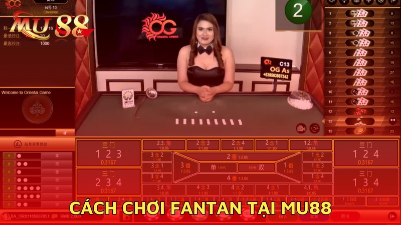 Cách chơi Fantan tại Mu88